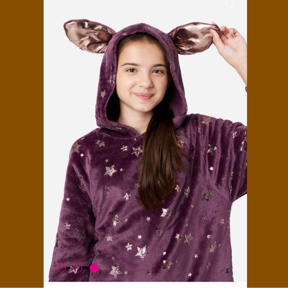 Plush Hooded Pajama Set NWT